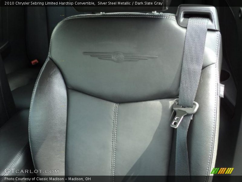 Silver Steel Metallic / Dark Slate Gray 2010 Chrysler Sebring Limited Hardtop Convertible
