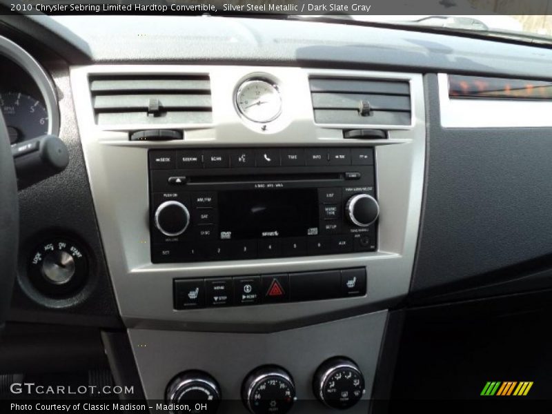 Controls of 2010 Sebring Limited Hardtop Convertible