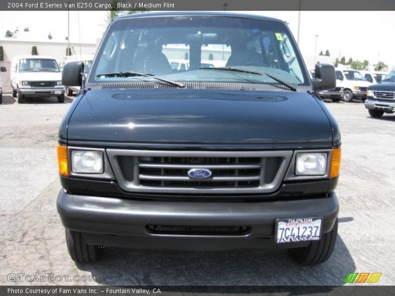 Black / Medium Flint 2004 Ford E Series Van E250 Cargo