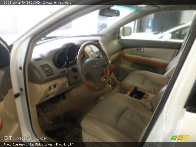 Crystal White / Ivory 2008 Lexus RX 350 AWD