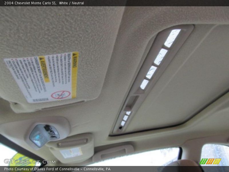 White / Neutral 2004 Chevrolet Monte Carlo SS