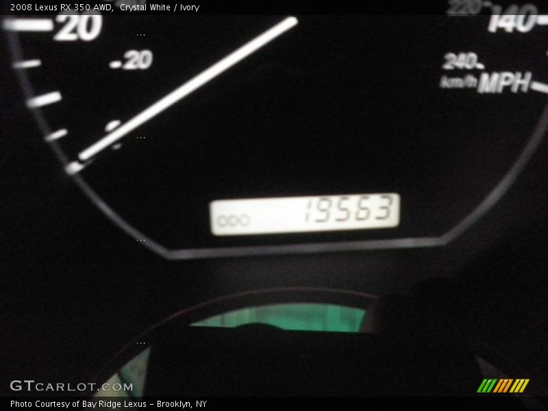 Crystal White / Ivory 2008 Lexus RX 350 AWD