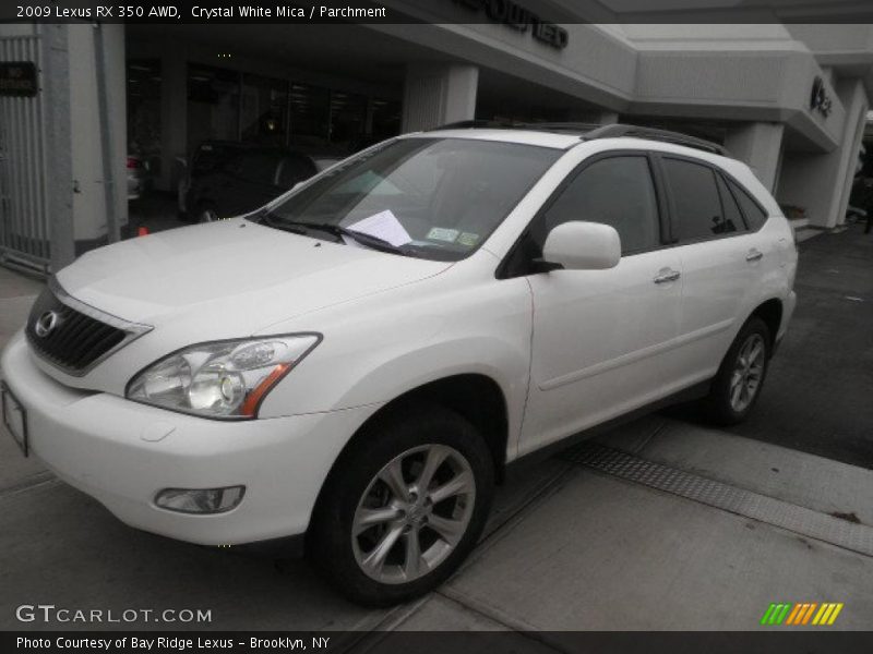 Crystal White Mica / Parchment 2009 Lexus RX 350 AWD