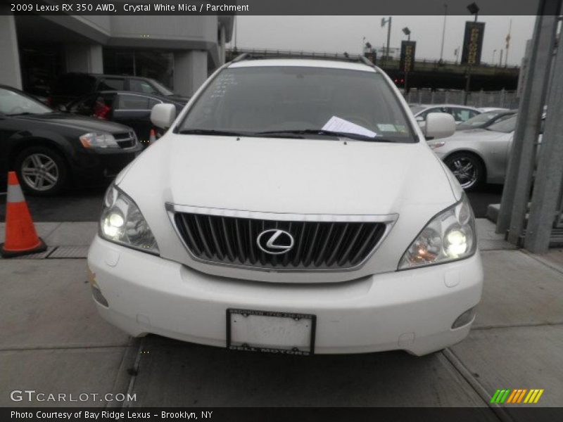 Crystal White Mica / Parchment 2009 Lexus RX 350 AWD
