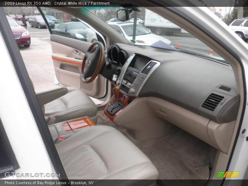 Crystal White Mica / Parchment 2009 Lexus RX 350 AWD