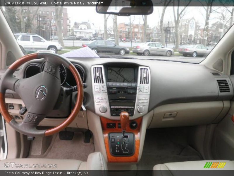 Crystal White Mica / Parchment 2009 Lexus RX 350 AWD