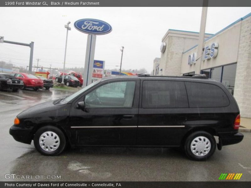 Black / Medium Parchment 1998 Ford Windstar GL