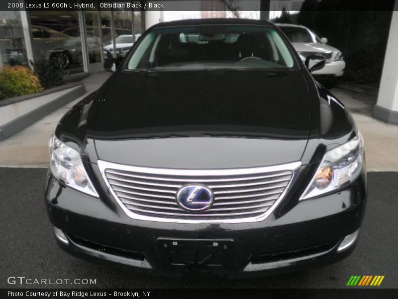 Obsidian Black / Black 2008 Lexus LS 600h L Hybrid