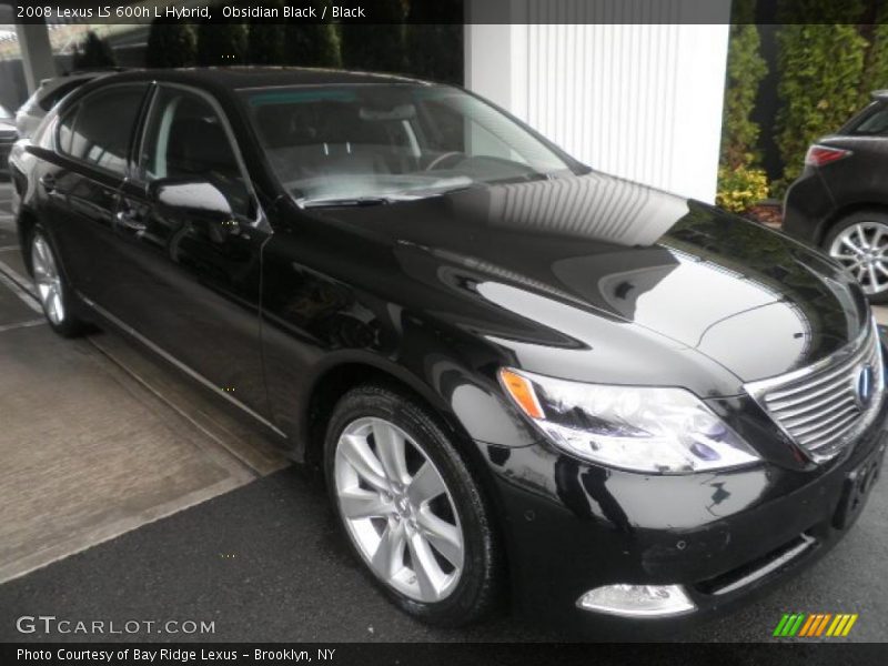 Obsidian Black / Black 2008 Lexus LS 600h L Hybrid