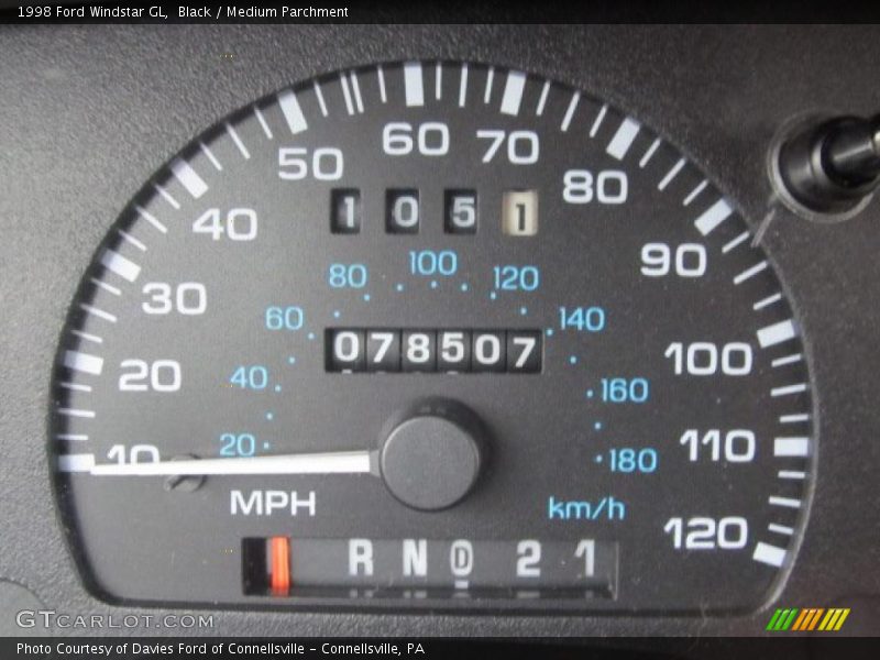 Black / Medium Parchment 1998 Ford Windstar GL