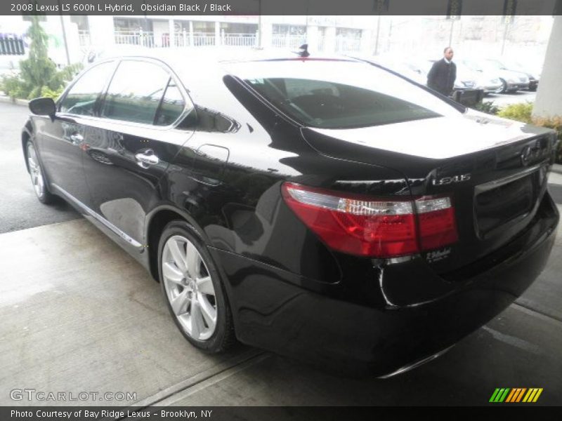 Obsidian Black / Black 2008 Lexus LS 600h L Hybrid