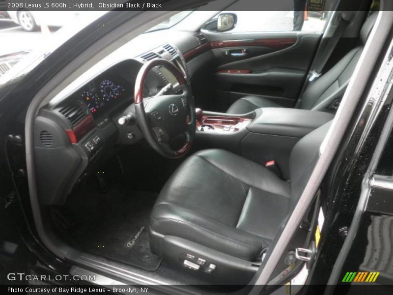 Obsidian Black / Black 2008 Lexus LS 600h L Hybrid