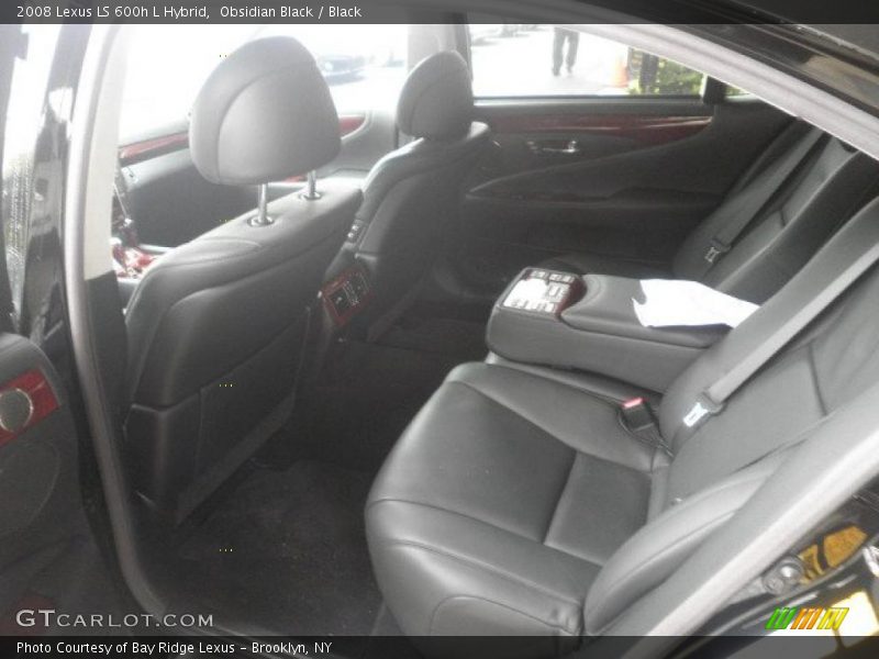 Obsidian Black / Black 2008 Lexus LS 600h L Hybrid