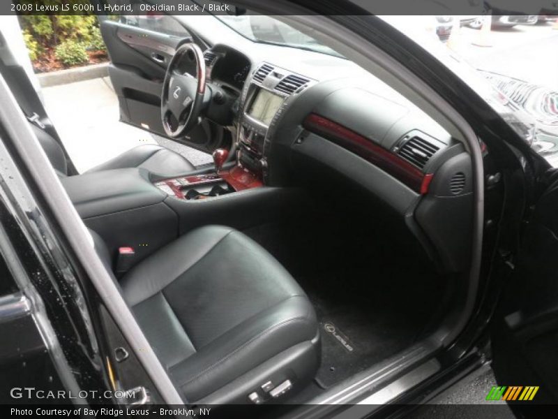 Obsidian Black / Black 2008 Lexus LS 600h L Hybrid