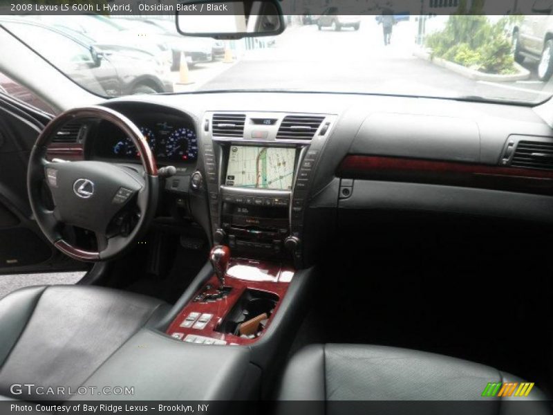 Obsidian Black / Black 2008 Lexus LS 600h L Hybrid