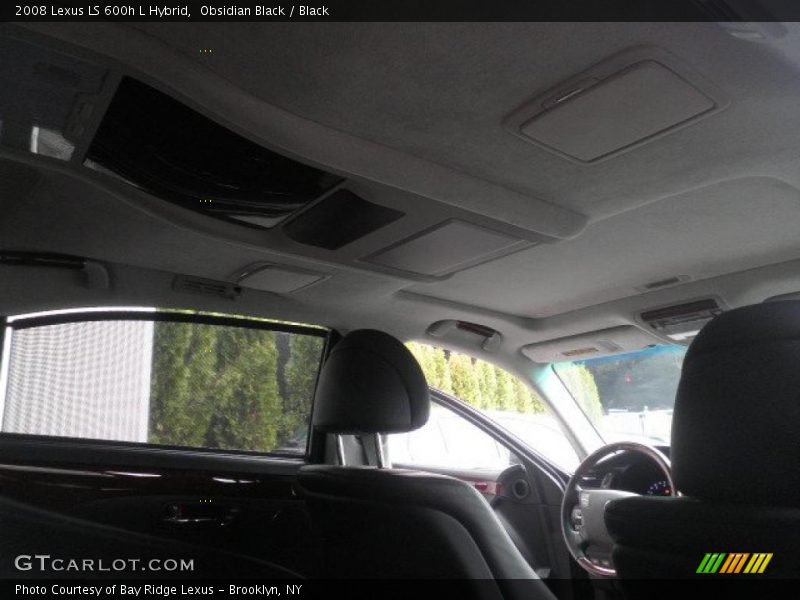 Obsidian Black / Black 2008 Lexus LS 600h L Hybrid