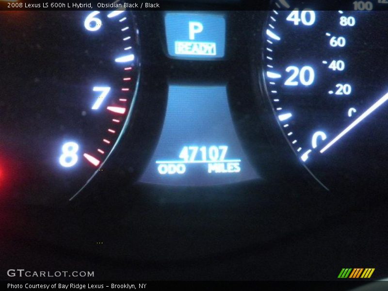 Obsidian Black / Black 2008 Lexus LS 600h L Hybrid