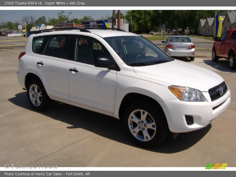 Super White / Ash Gray 2009 Toyota RAV4 I4