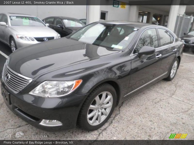 Smokey Granite Mica / Black 2007 Lexus LS 460