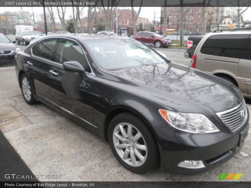 Smokey Granite Mica / Black 2007 Lexus LS 460