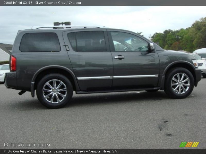 Silver Graphite Gray / Charcoal 2008 Infiniti QX 56