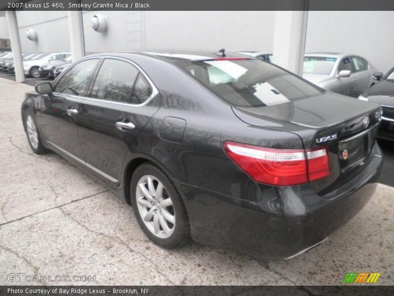 Smokey Granite Mica / Black 2007 Lexus LS 460