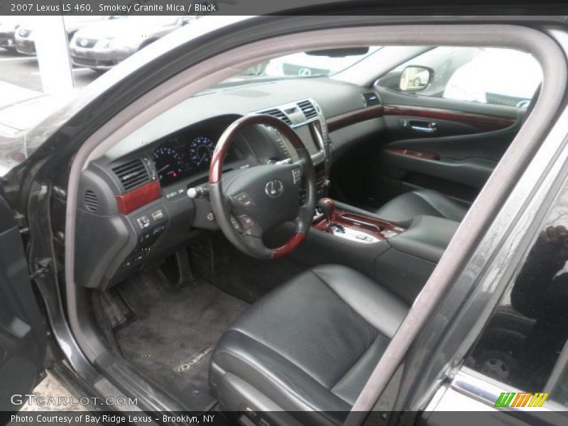 Smokey Granite Mica / Black 2007 Lexus LS 460