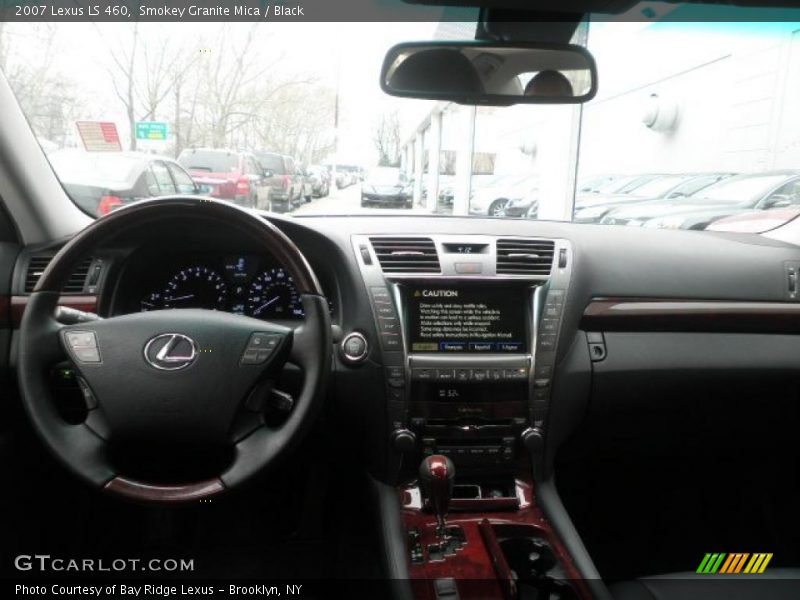 Smokey Granite Mica / Black 2007 Lexus LS 460