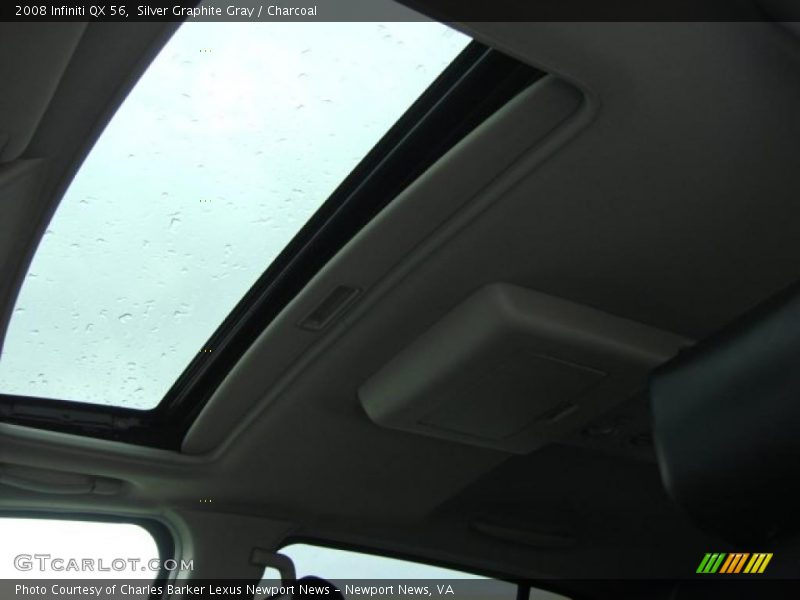 Silver Graphite Gray / Charcoal 2008 Infiniti QX 56