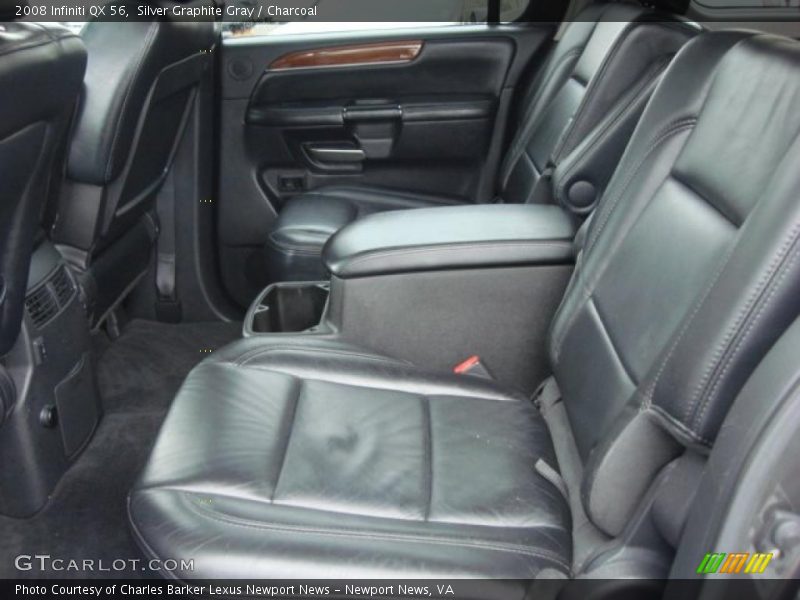 Silver Graphite Gray / Charcoal 2008 Infiniti QX 56