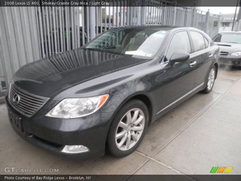 Smokey Granite Gray Mica / Light Gray 2008 Lexus LS 460