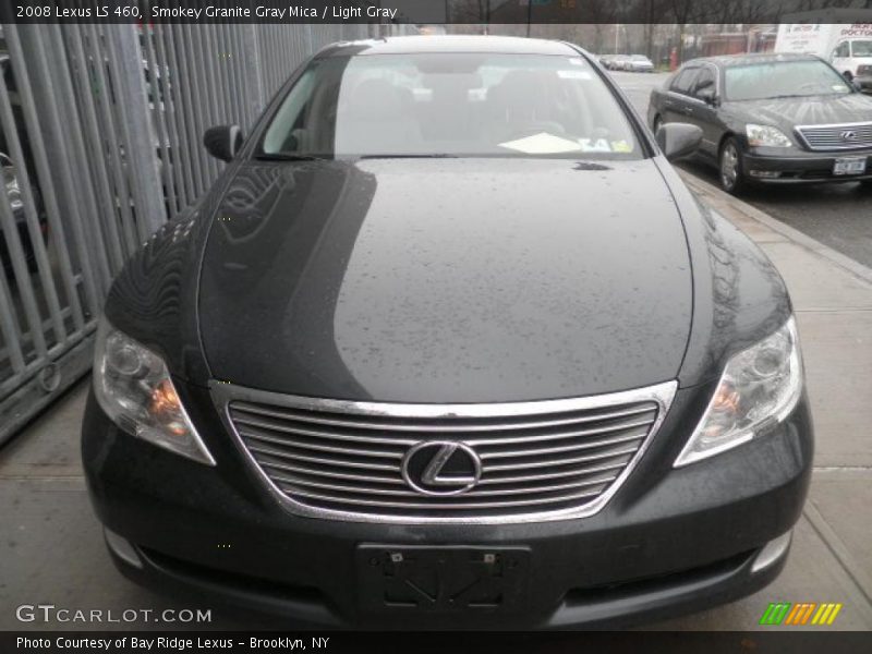 Smokey Granite Gray Mica / Light Gray 2008 Lexus LS 460