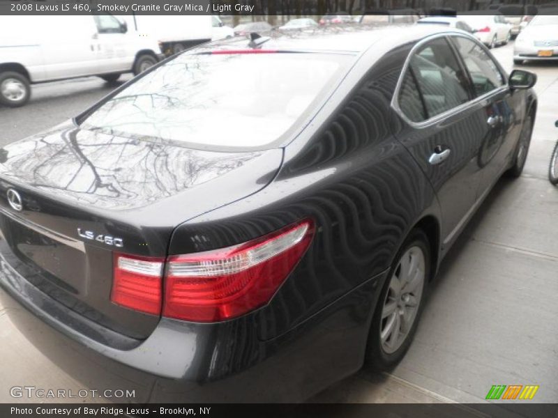 Smokey Granite Gray Mica / Light Gray 2008 Lexus LS 460