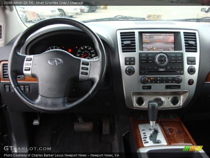 Silver Graphite Gray / Charcoal 2008 Infiniti QX 56
