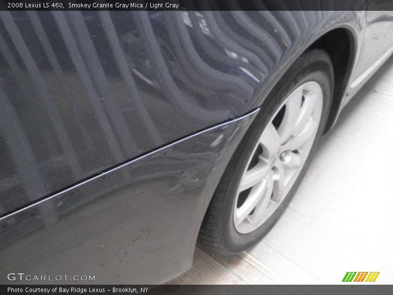 Smokey Granite Gray Mica / Light Gray 2008 Lexus LS 460