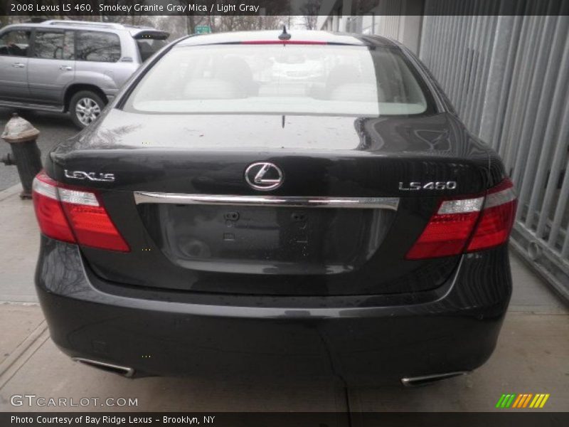 Smokey Granite Gray Mica / Light Gray 2008 Lexus LS 460