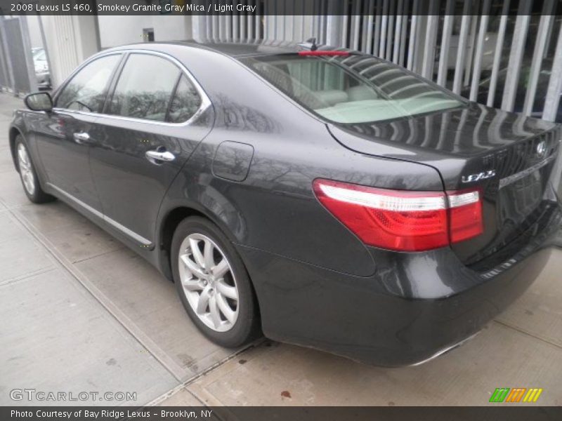 Smokey Granite Gray Mica / Light Gray 2008 Lexus LS 460