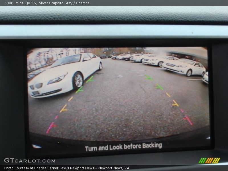 Silver Graphite Gray / Charcoal 2008 Infiniti QX 56