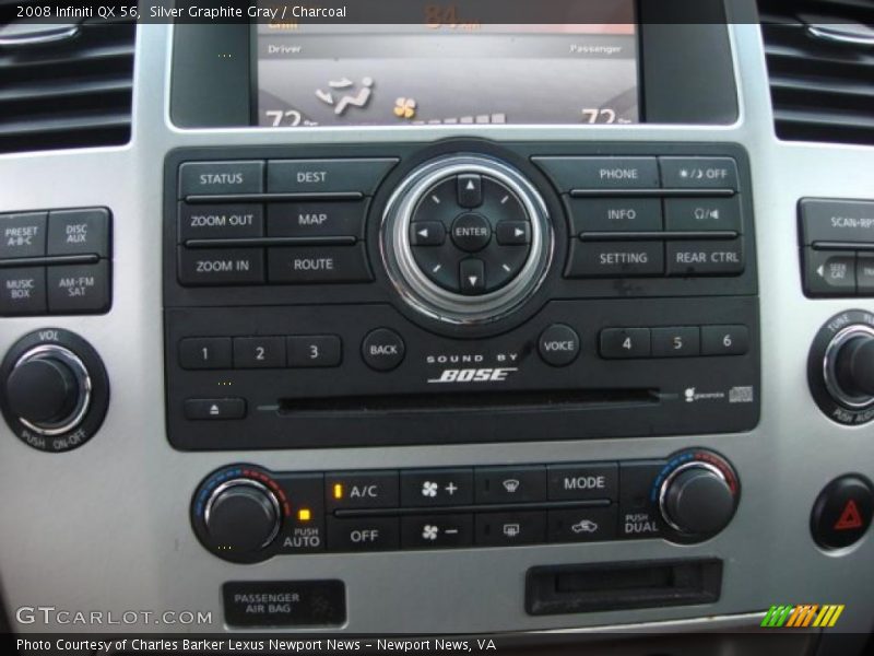 Silver Graphite Gray / Charcoal 2008 Infiniti QX 56
