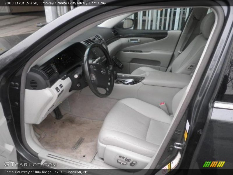Smokey Granite Gray Mica / Light Gray 2008 Lexus LS 460