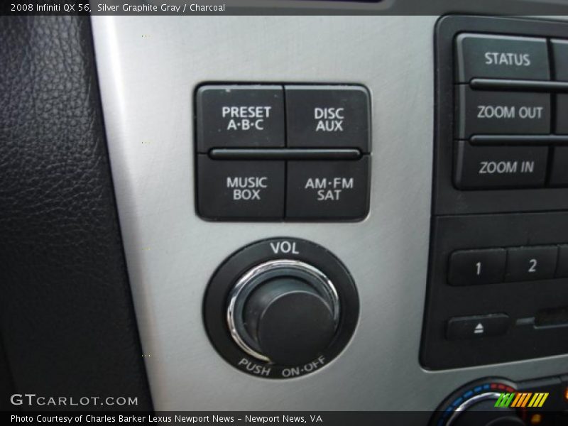Silver Graphite Gray / Charcoal 2008 Infiniti QX 56