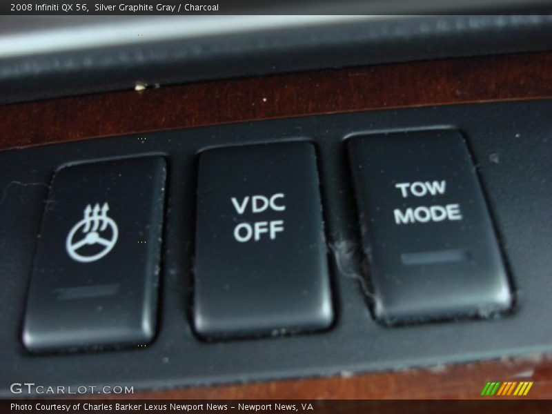 Silver Graphite Gray / Charcoal 2008 Infiniti QX 56