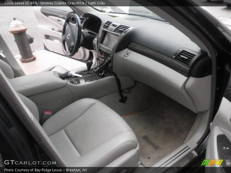 Smokey Granite Gray Mica / Light Gray 2008 Lexus LS 460