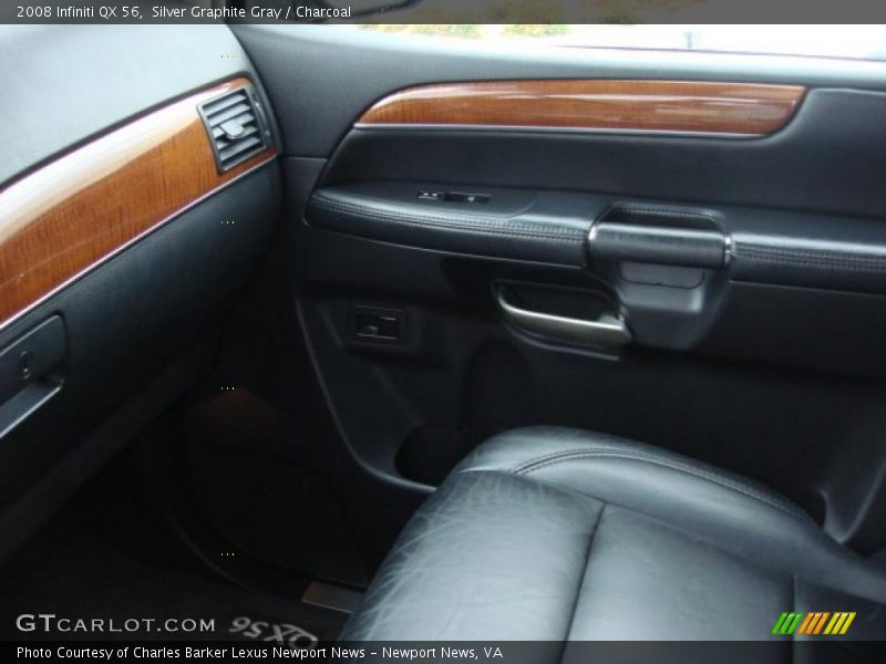 Silver Graphite Gray / Charcoal 2008 Infiniti QX 56