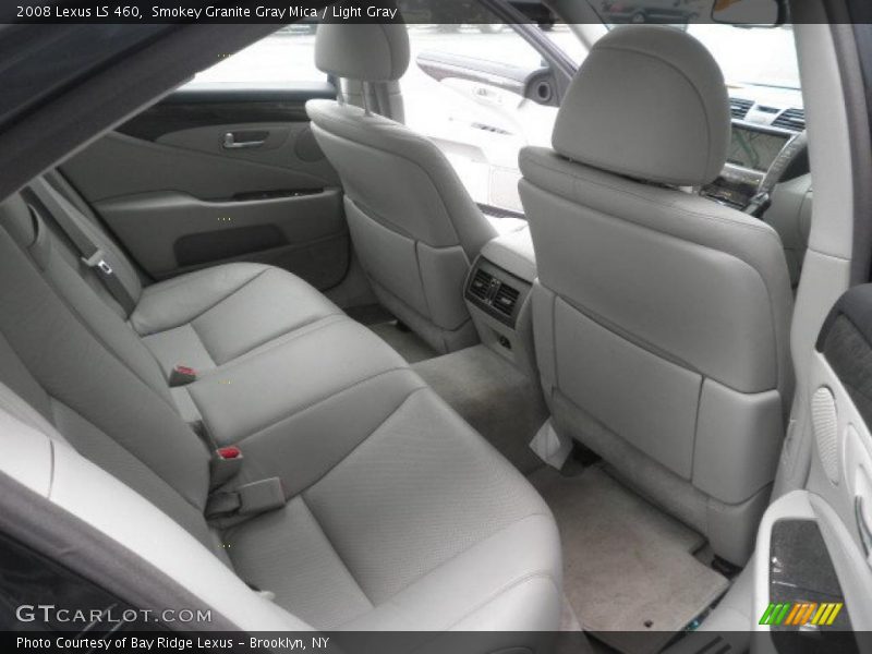 Smokey Granite Gray Mica / Light Gray 2008 Lexus LS 460
