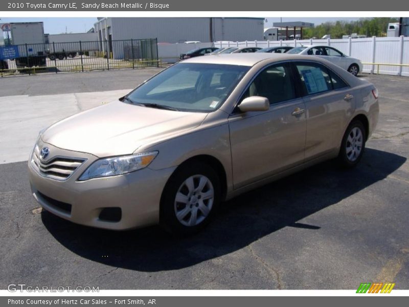 Sandy Beach Metallic / Bisque 2010 Toyota Camry LE