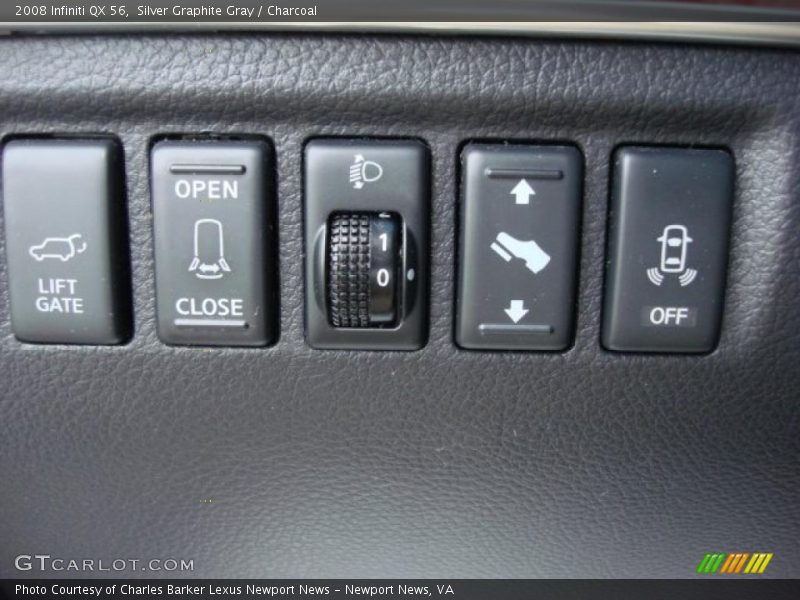 Silver Graphite Gray / Charcoal 2008 Infiniti QX 56
