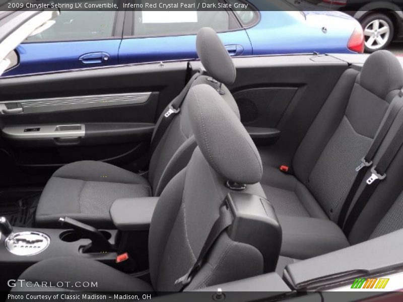 Inferno Red Crystal Pearl / Dark Slate Gray 2009 Chrysler Sebring LX Convertible