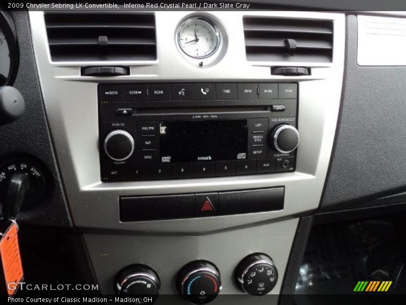 Controls of 2009 Sebring LX Convertible