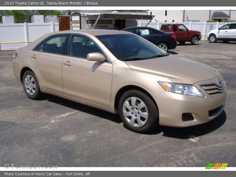 Sandy Beach Metallic / Bisque 2010 Toyota Camry LE